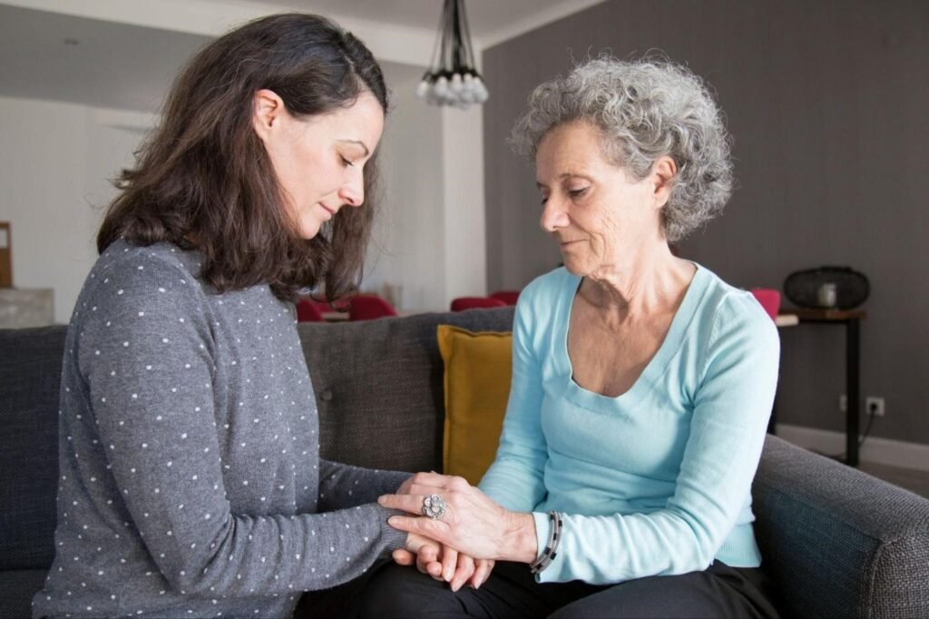 Family supporting an older adult